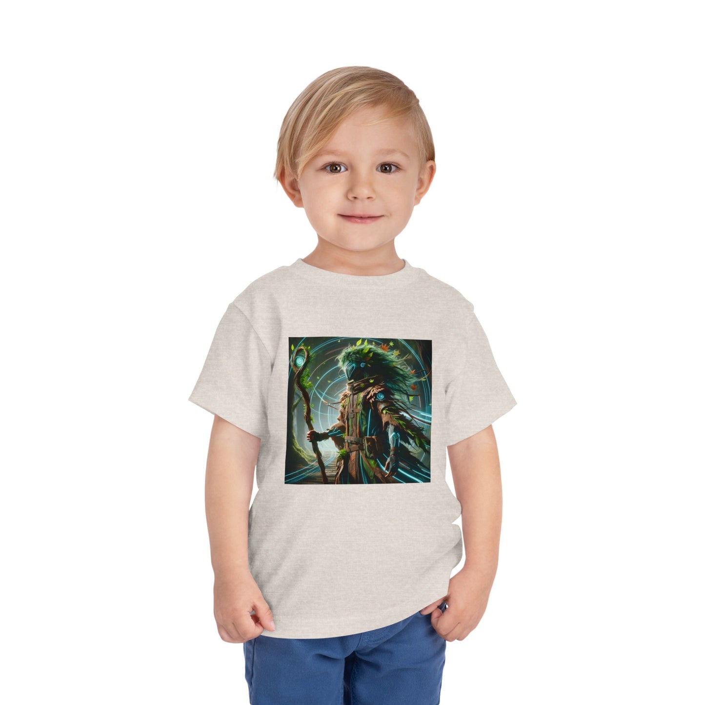 T-Shirt | Toddler Tee | Short Sleeve | Eco Fantasy | Forest Spirit Shaman
