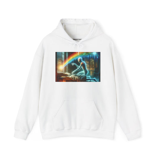 Bluza z kapturem | Unisex | Bluza dresowa z kapturem | Gruba mieszanka | Oniryzm | Mistyczna istota | Hypnos