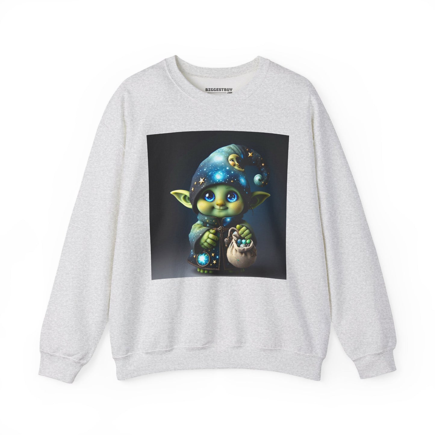 Genser | Unisex | Rund hals | Kraftig blanding | Fantasi | Skogsalv | Trollmann