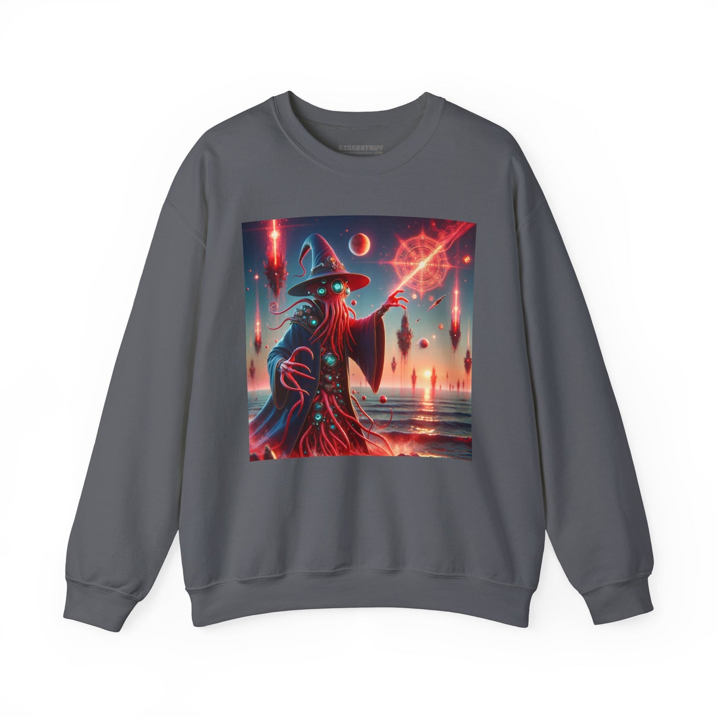 Genser | Unisex | Rund hals | Kraftig blanding | Kosmisk Skrekk | Illithid Trollmann