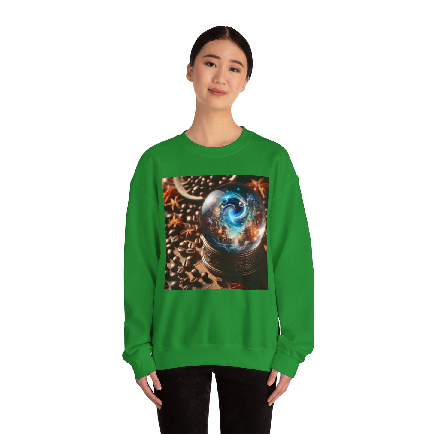 Felpa | Unisex | Girocollo | Misto pesante | Cosmologia Nordica | Globo Magico