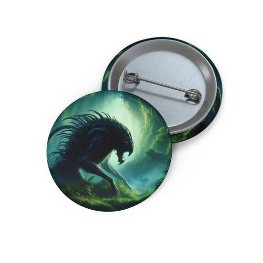 Knapp | Pins | Nål | Bioluminescent Sci-Fi | Predator