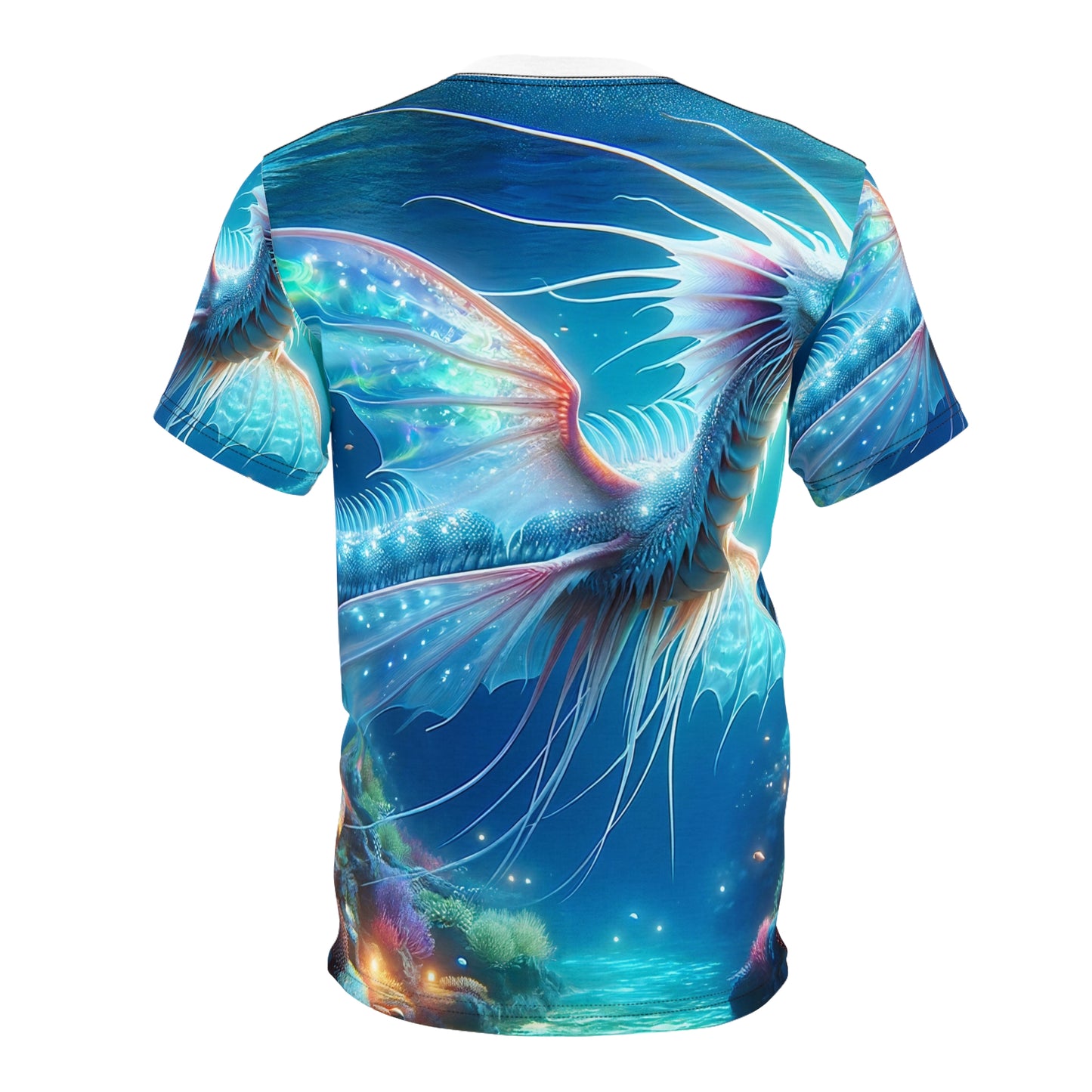 T-Shirt | Nadruk na całej powierzchni | T-shirt unisex | Mitologia morska | Ryujin | Smok wodny