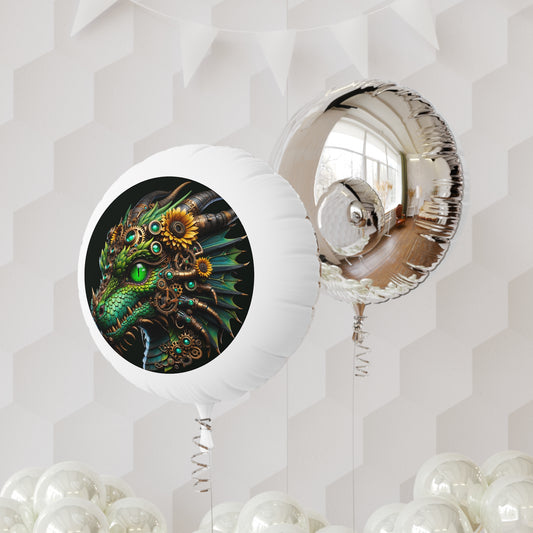 Ballong | Helium | Mylar | Steampunk Fantasy | Mekanisk Drage