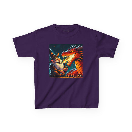 Tシャツ | キッズTシャツ | ヘビーコットン | ハイファンタジー | ドラゴンスレイヤー | 魔法対決