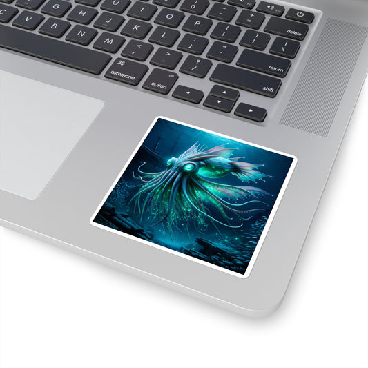 Stiker | Persegi | Horror Kosmik | Leviathan Laut Dalam