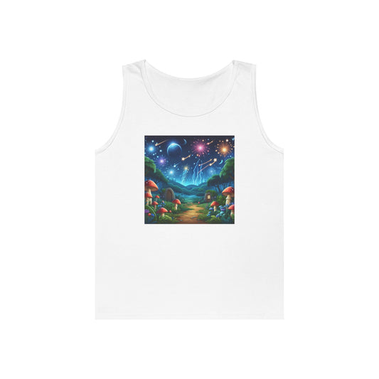 Tanktopp | Unisex | Kraftig bomull | Magisk realisme | Kosmisk eventyr