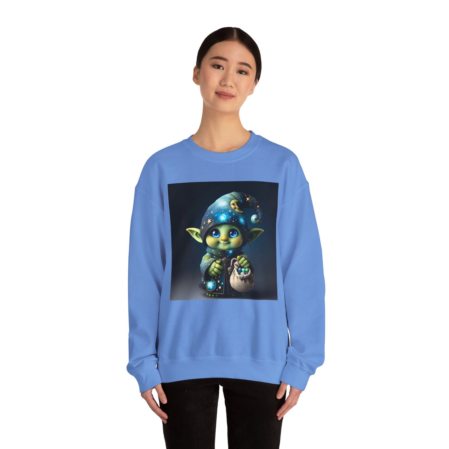 Genser | Unisex | Rund hals | Kraftig blanding | Fantasi | Skogsalv | Trollmann