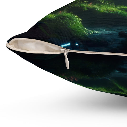 Pute | Polyester | Firkantet | Bioluminescent Sci-Fi | Predator