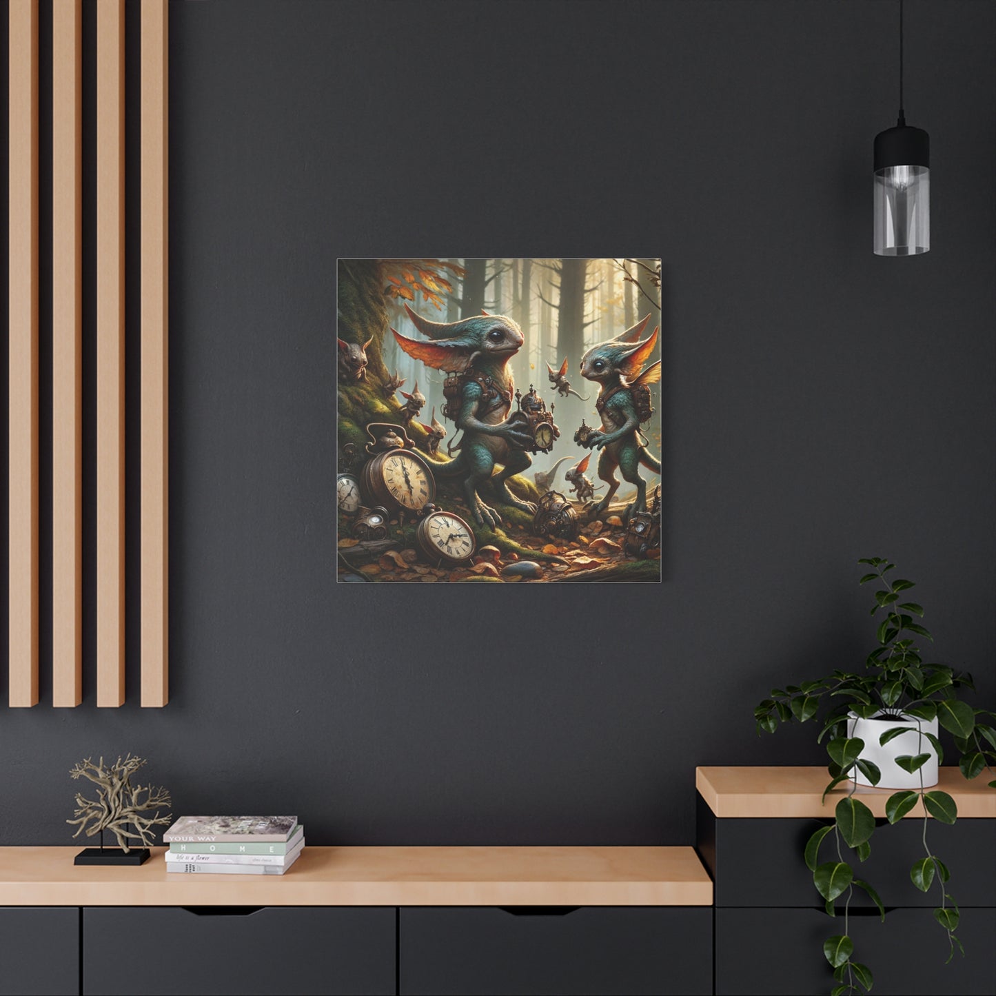 Canvas | Mat | Steampunk Feeën | Boswachters