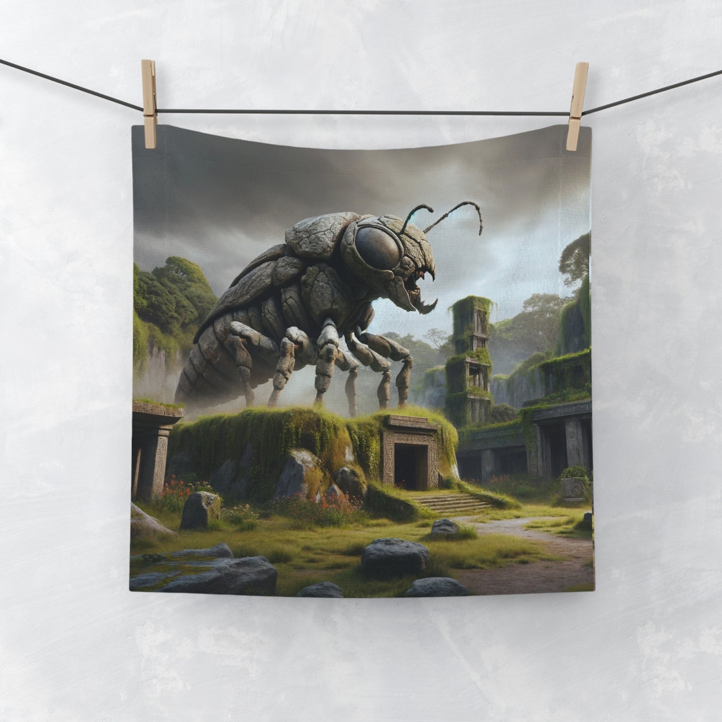 تولیہ | چہرے کا تولیہ | آفات کی دنیا | کھنڈر | سیاہ