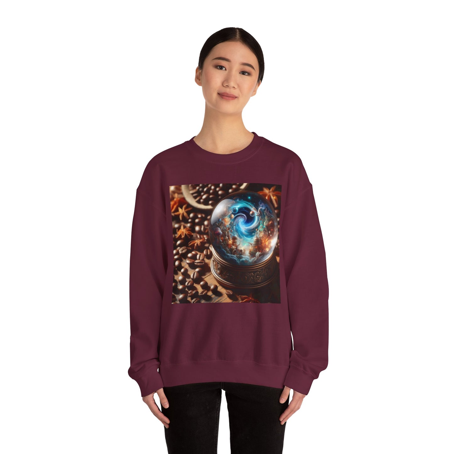 Felpa | Unisex | Girocollo | Misto pesante | Cosmologia Nordica | Globo Magico