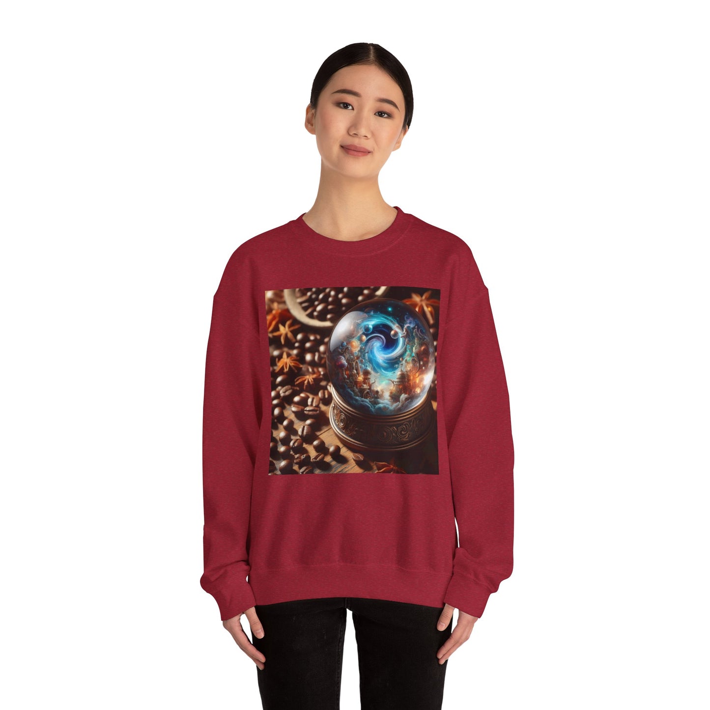 Felpa | Unisex | Girocollo | Misto pesante | Cosmologia Nordica | Globo Magico