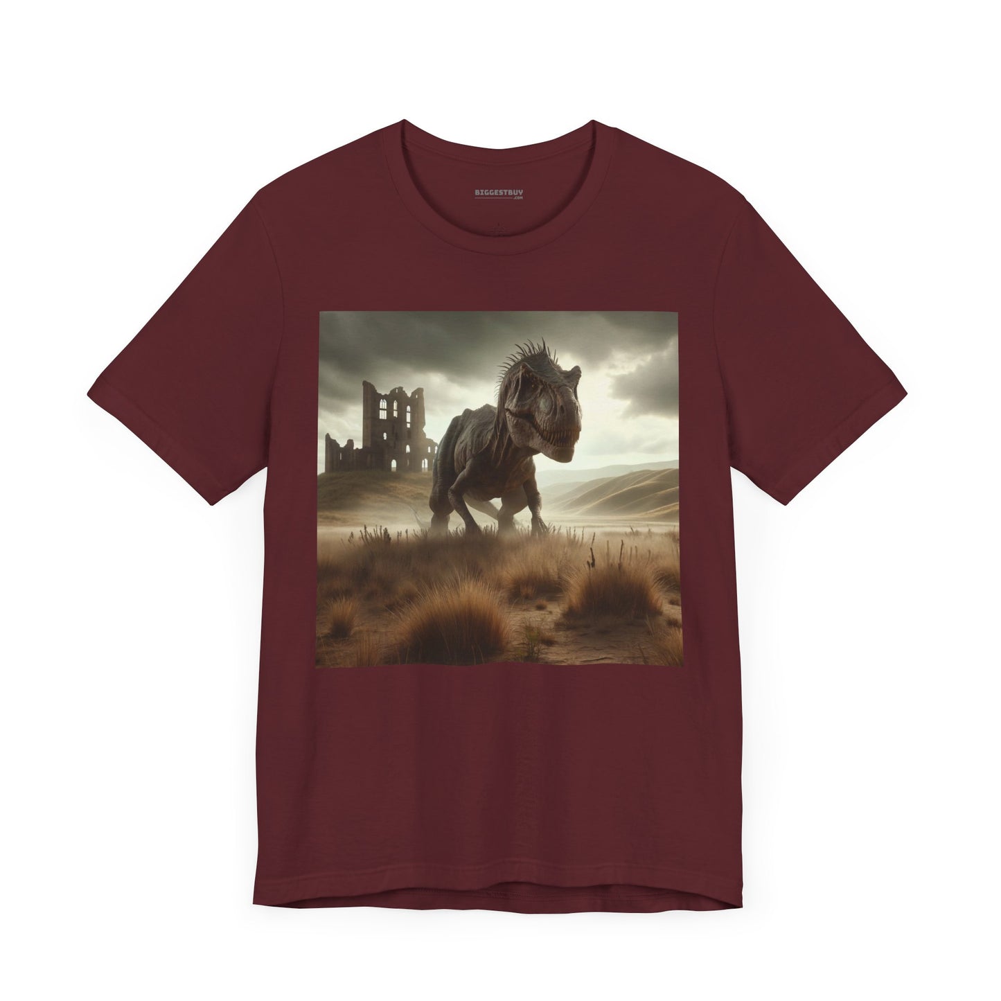 T-shirt | Unisex | Maglietta in jersey | Manica corta | Paleofinzione | Dinosauri Preistorici | T-Rex