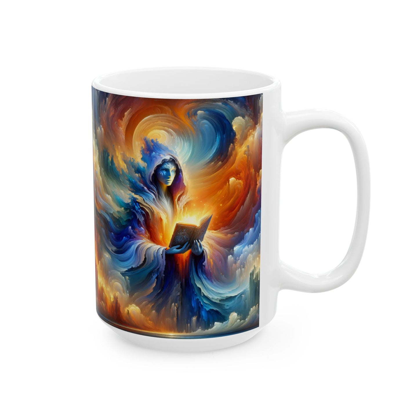 مگ | سیرامک | سفید | عجائبی افسانہ | کائناتی سحر | ساحر