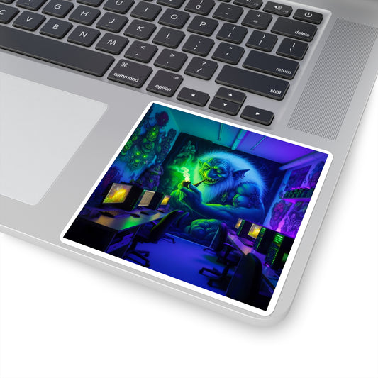 Adesivo | Quadrado | Folclore Nórdico | Boggart | Mural UV