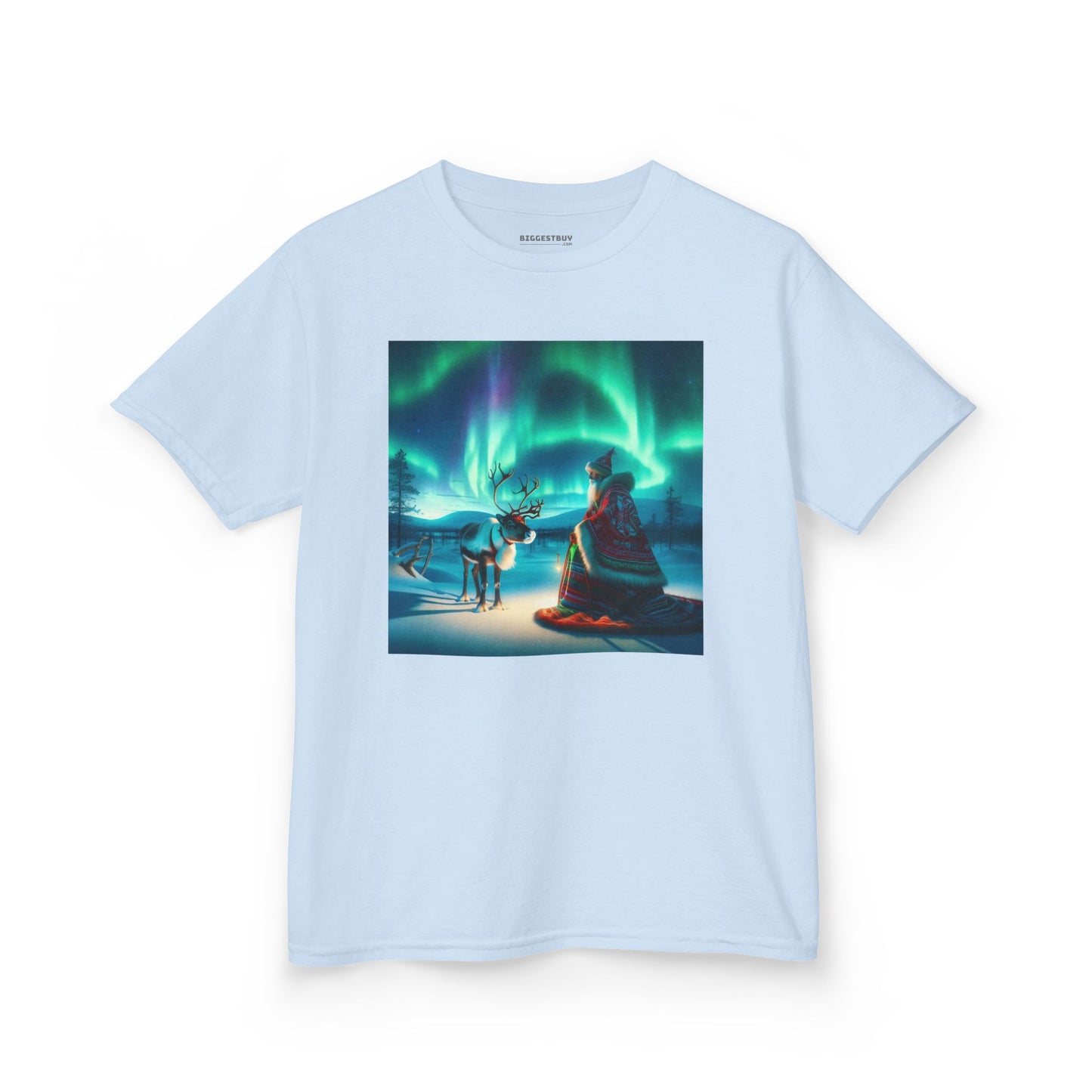 Camiseta | Camiseta Infantil | Algodão Pesado | Misticismo Nórdico | Xamã Sami