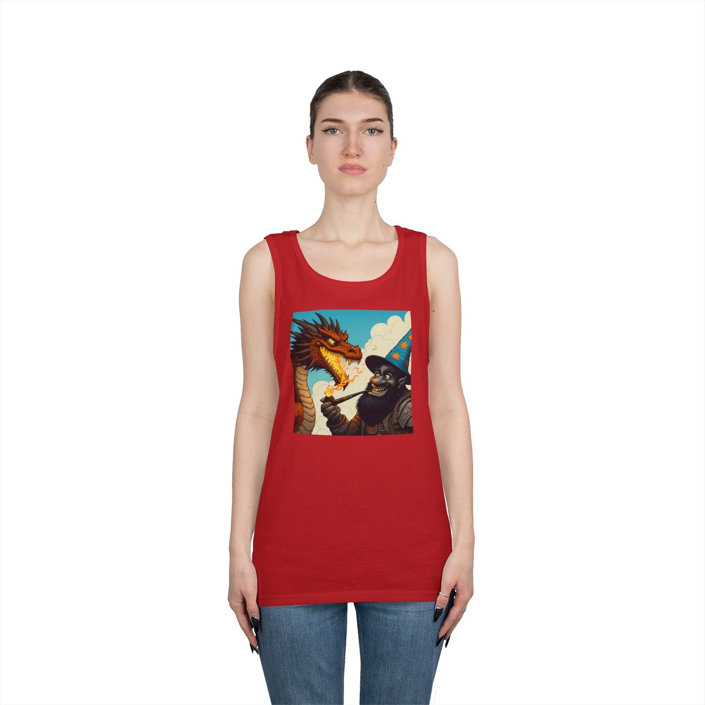 Linne | Unisex | Kraftig bomull | Drakeld fantasy | Trollformagi