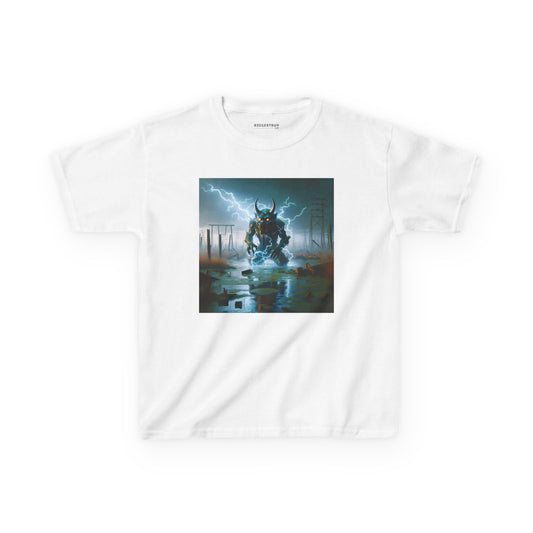 T-shirt | Kinder T-shirt | Zwaar katoen | Noordse Elektrische Horror | Jötunn