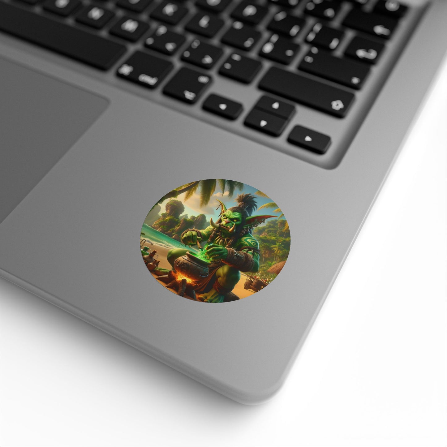 Rolka etykiet samoprzylepnych | Okrągły | Szamanizm Tropikalny | Ork Warzyciel