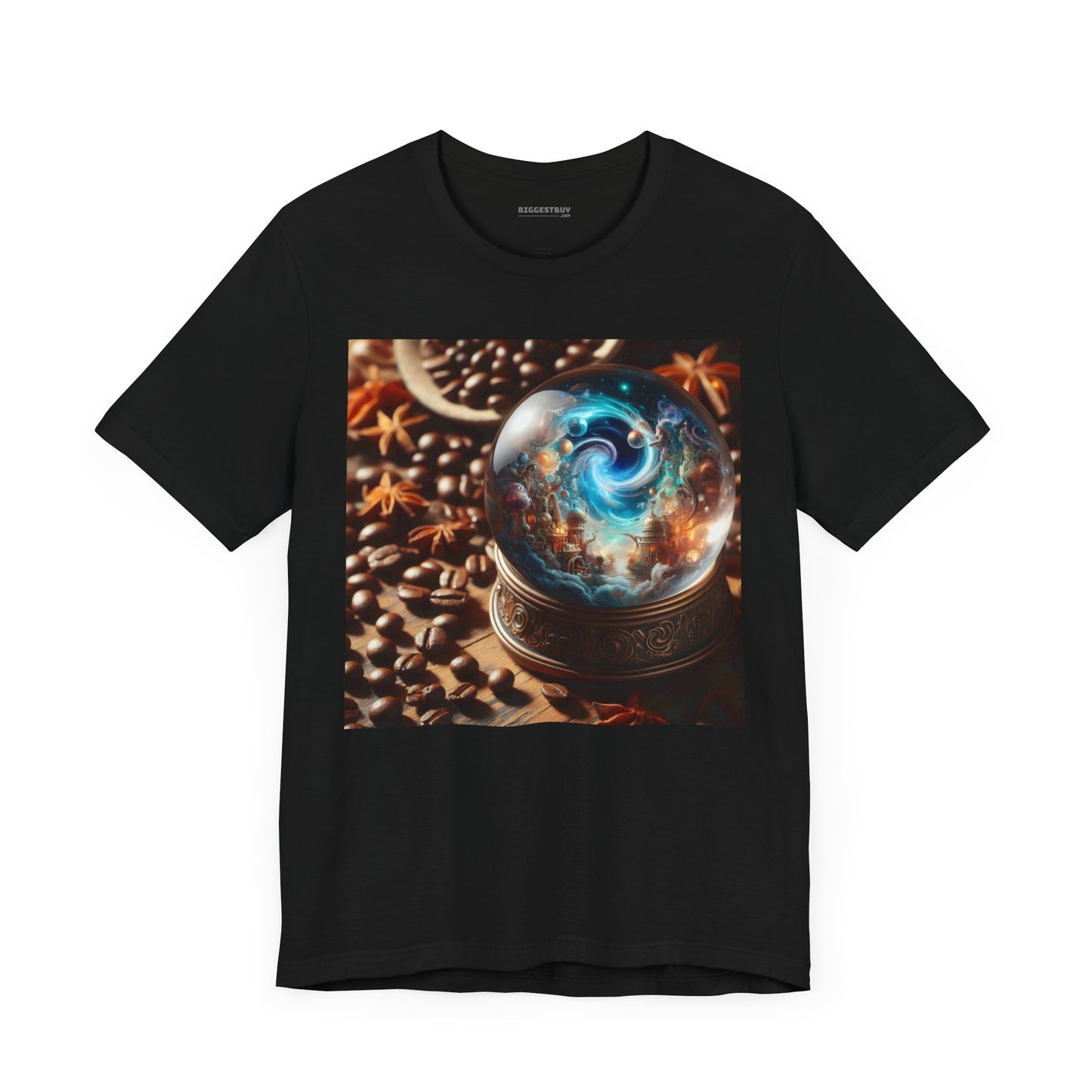 T-shirt | Unisex | Maglietta in jersey | Manica corta | Cosmologia Nordica | Globo Magico