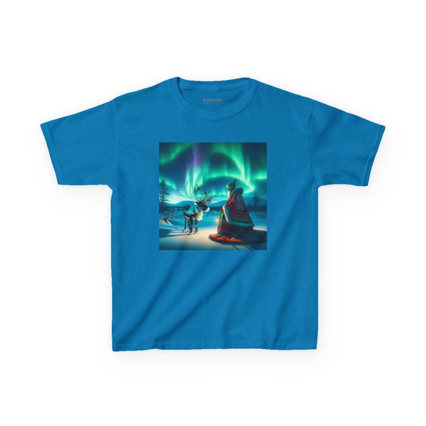 Camiseta | Camiseta Infantil | Algodão Pesado | Misticismo Nórdico | Xamã Sami