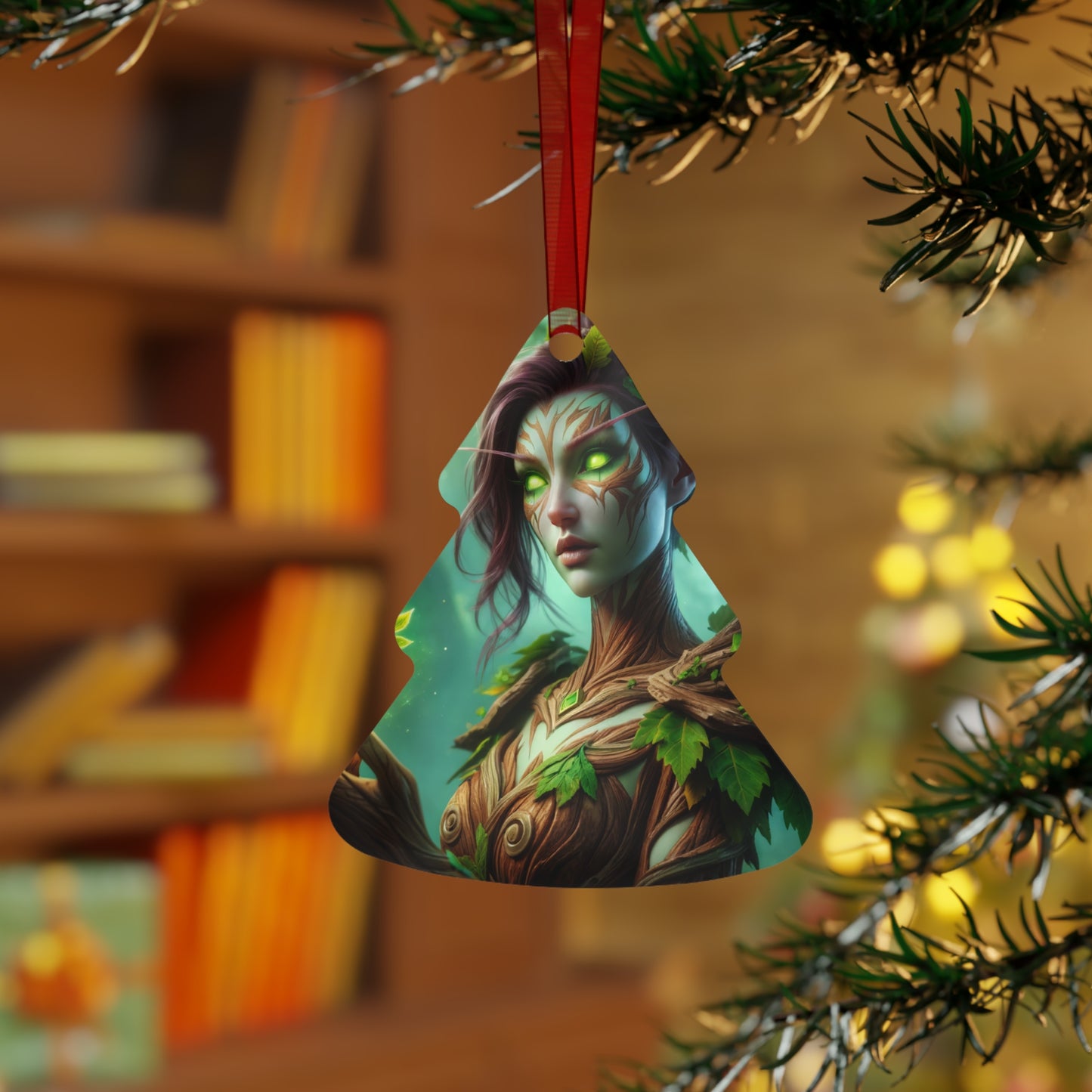 Ornamento | Metal | Fantasia Élfica | Dríade da Floresta