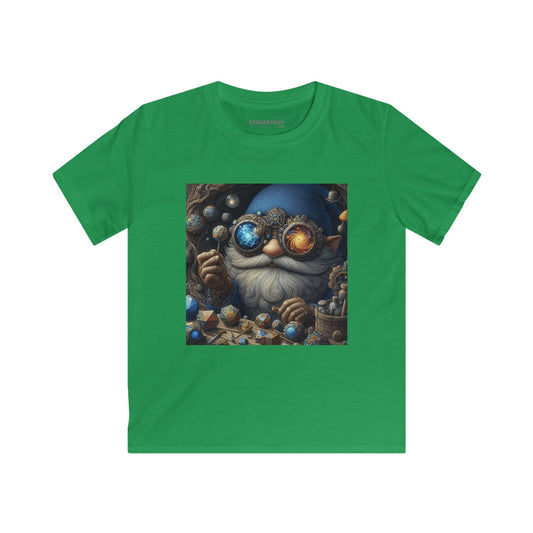 T-skjorte | Barne-T-skjorte | Softstyle | Steampunk Fantasi | Dvergmagiker