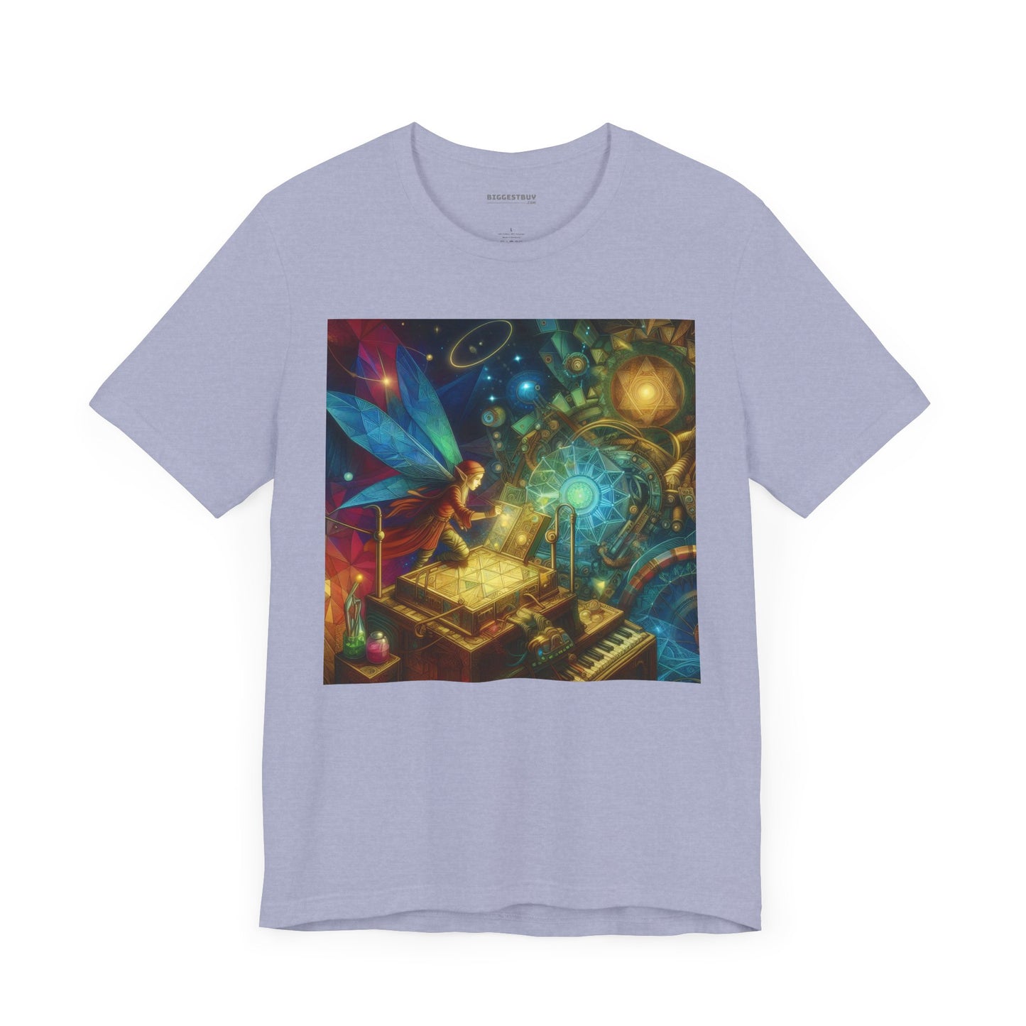 T-shirt | Unisex | Maglietta in jersey | Manica corta | Fantasia Eterea | Sylph Mistico