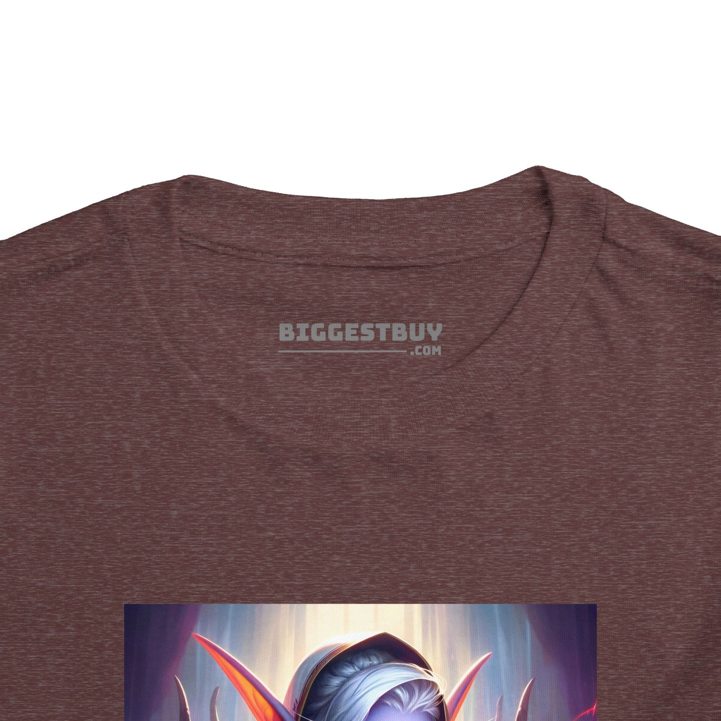 ٹی شرٹ | چھوٹا بچہ ٹی | مختصر بازو | خیالی فن | جادوئی الف وارڈن | ارغوانی دل