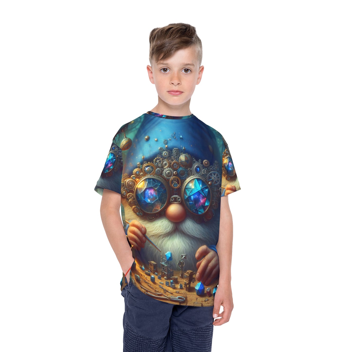 Koszulka sportowa | Dzieci | Folklor nordycki | Gnom alchemik