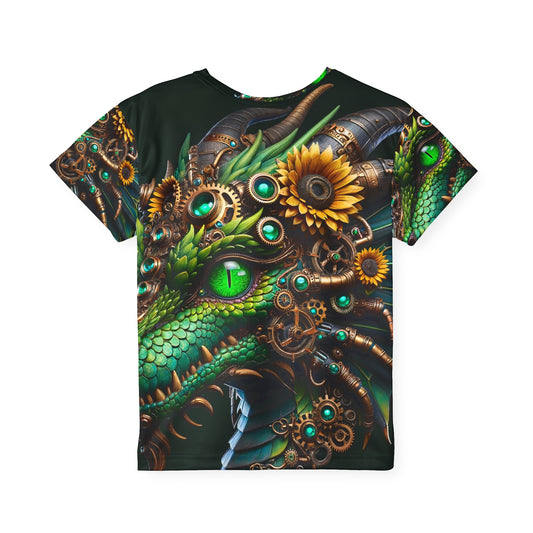 Sportstrøye | Barn | Steampunk Fantasy | Mekanisk Drage