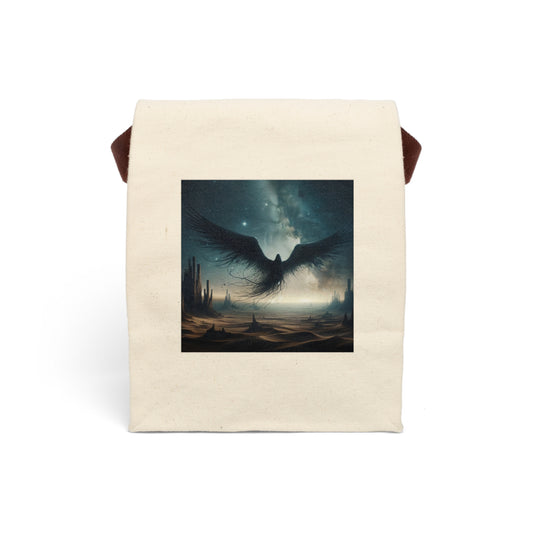 لنچ بیگ | کینوس | پٹے کے ساتھ | کیہانی فینٹسی | کوزمک ریون