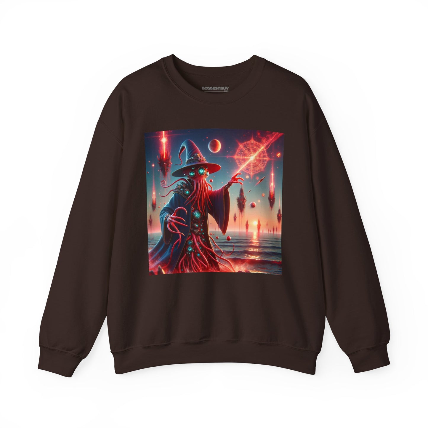 Genser | Unisex | Rund hals | Kraftig blanding | Kosmisk Skrekk | Illithid Trollmann