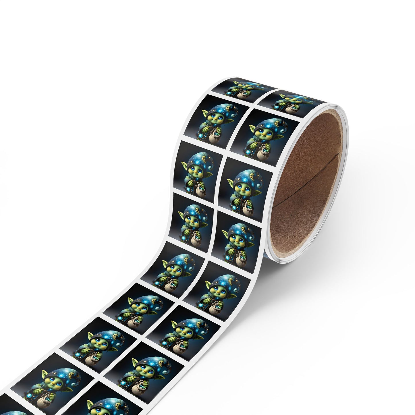 Klisteretikettrulle | Fyrkantig | Fantasy | Celestial Magi | Brownie