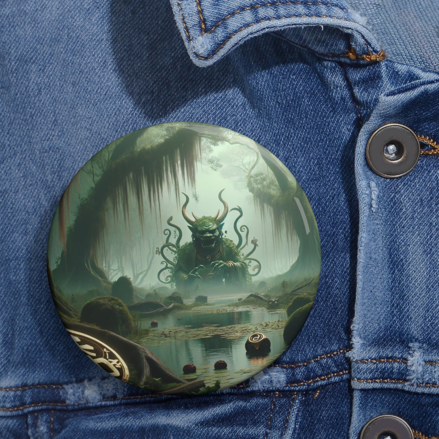 Button | Speldbutton | Met speld | Kosmische Horror | Cthulhu | Entiteit