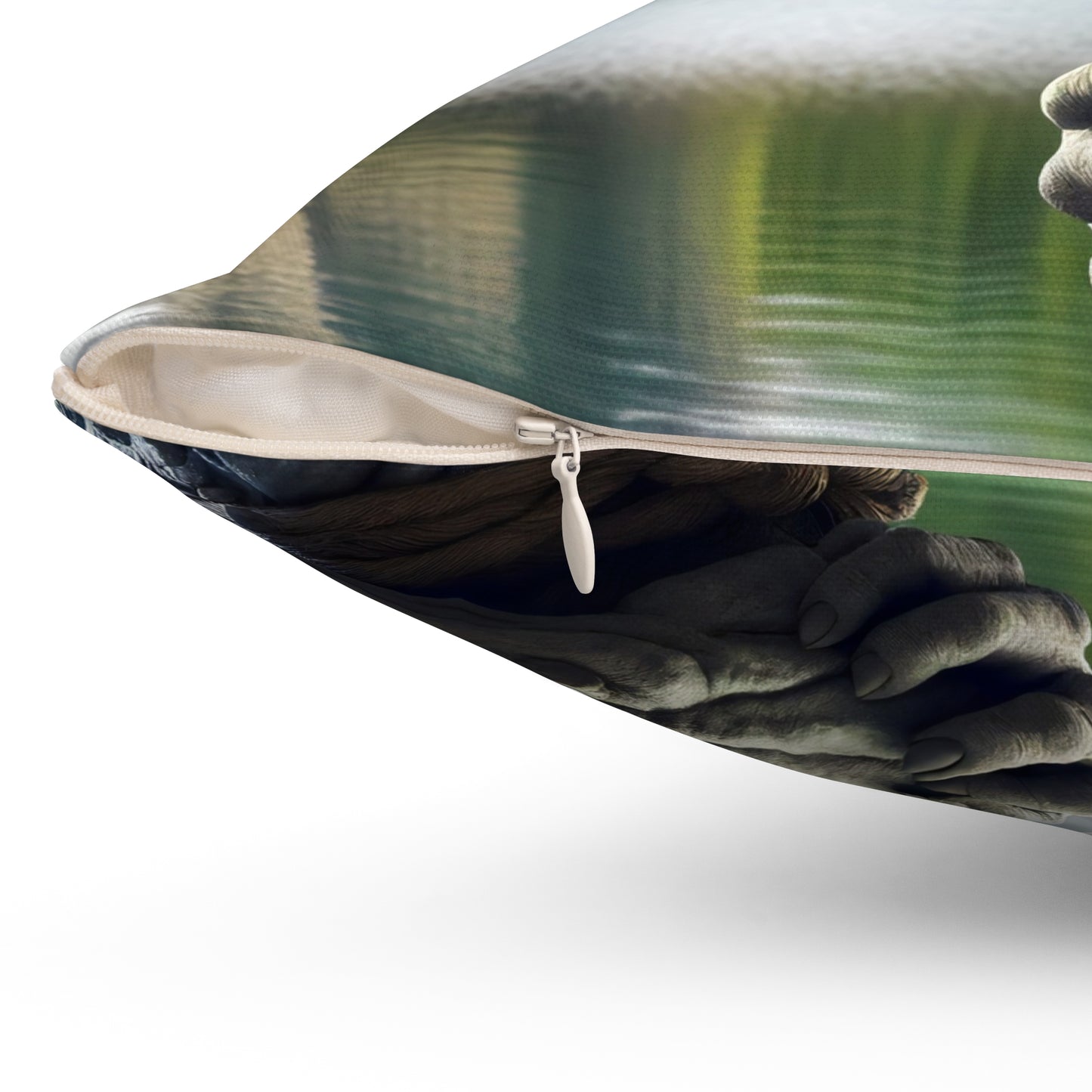 Oreiller | Polyester | Carré | Folklore Japonais | Yokai | Statue Oni