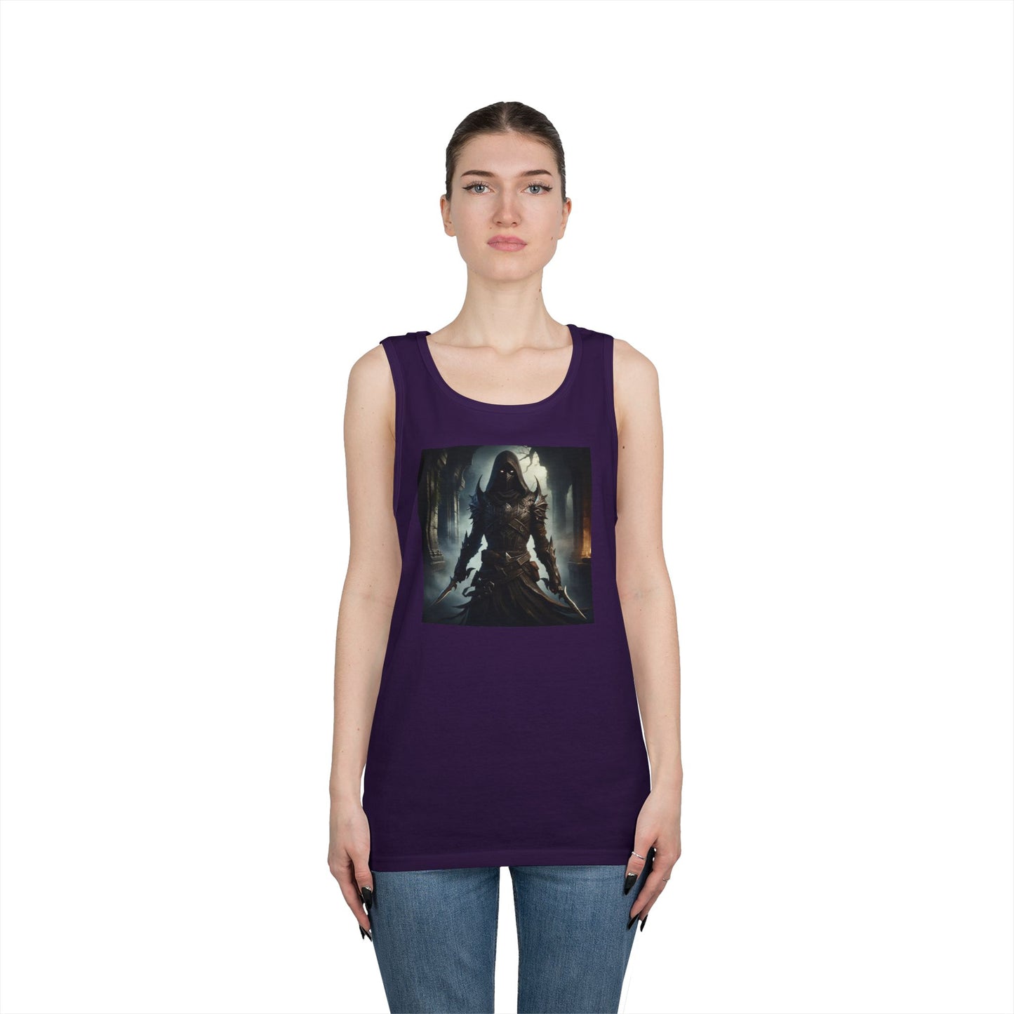 เสื้อกล้าม | ยูนิเซ็กส์ | ผ้าฝ้ายเนื้อหนา | จอมนักฆ่าเงามืด | นักล่าวิญญาณ