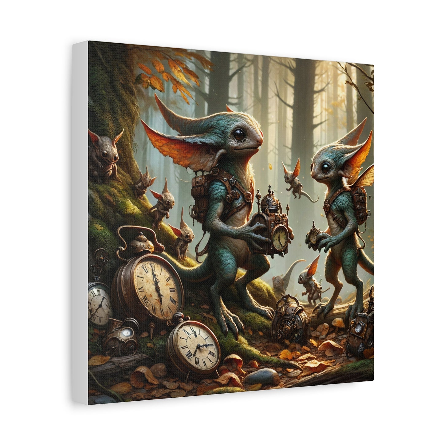 Canvas | Mat | Steampunk Feeën | Boswachters