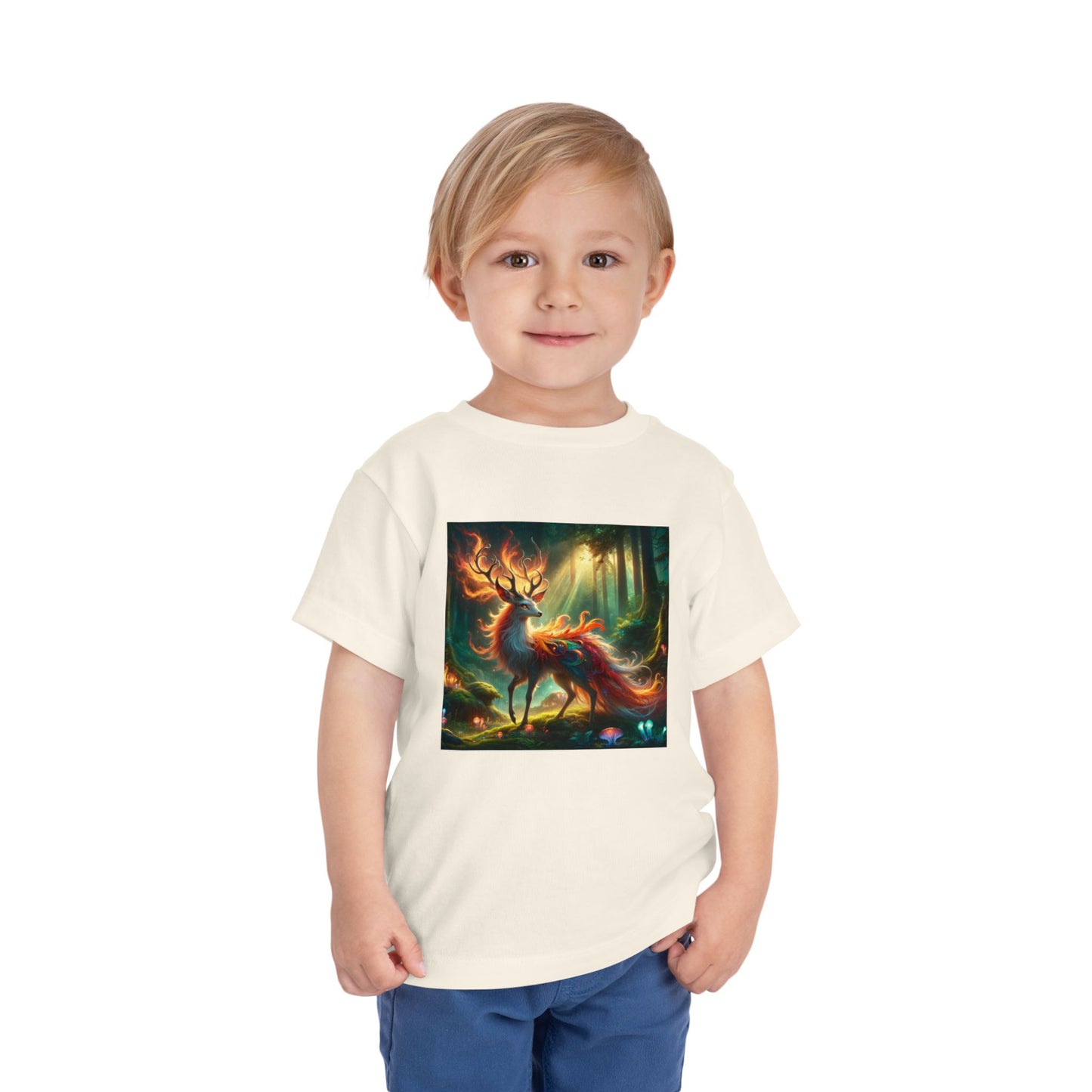 T-Shirt | Toddler Tee | Short Sleeve | Mystical Kirin | Forest Spirit Deer