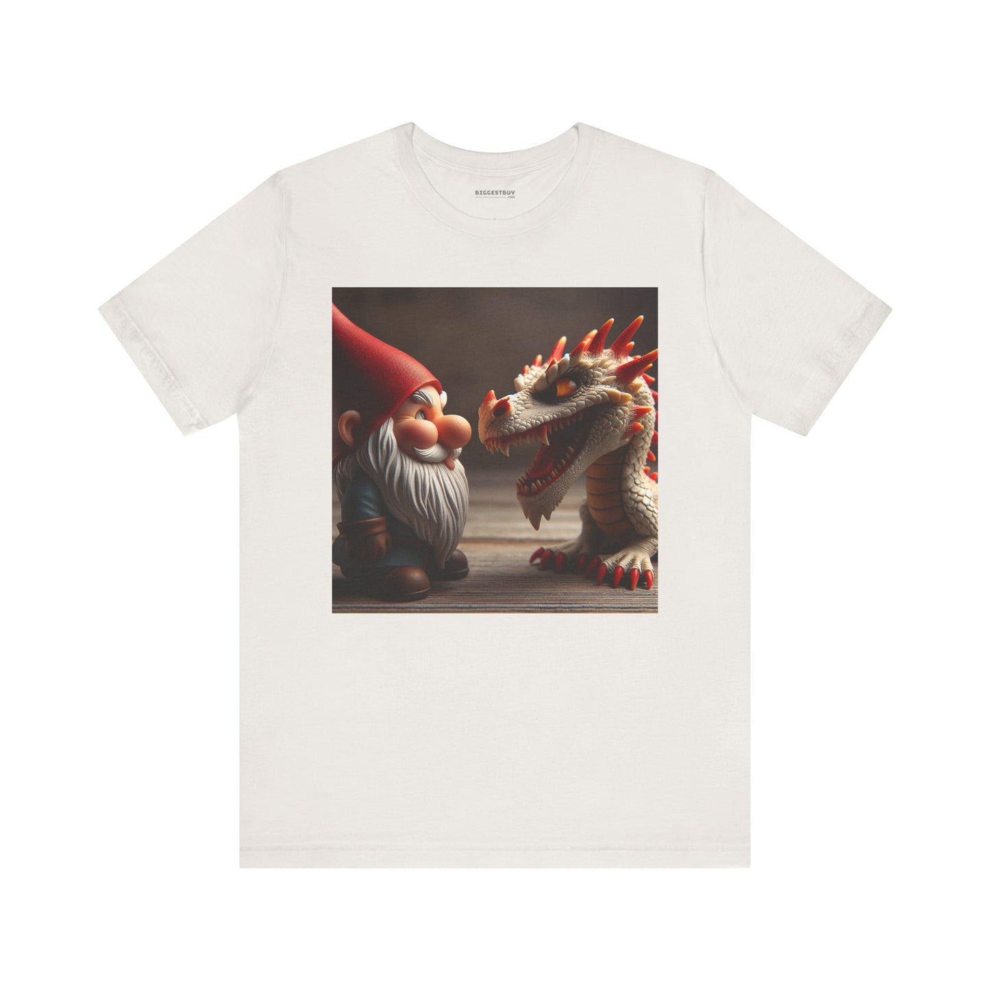 เสื้อยืด | ยูนิเซ็กส์ | เสื้อยืดเจอร์ซีย์ | แขนสั้น | ตำนานเทพนิยาย | นิทานพื้นบ้าน | โนมกับมังกร