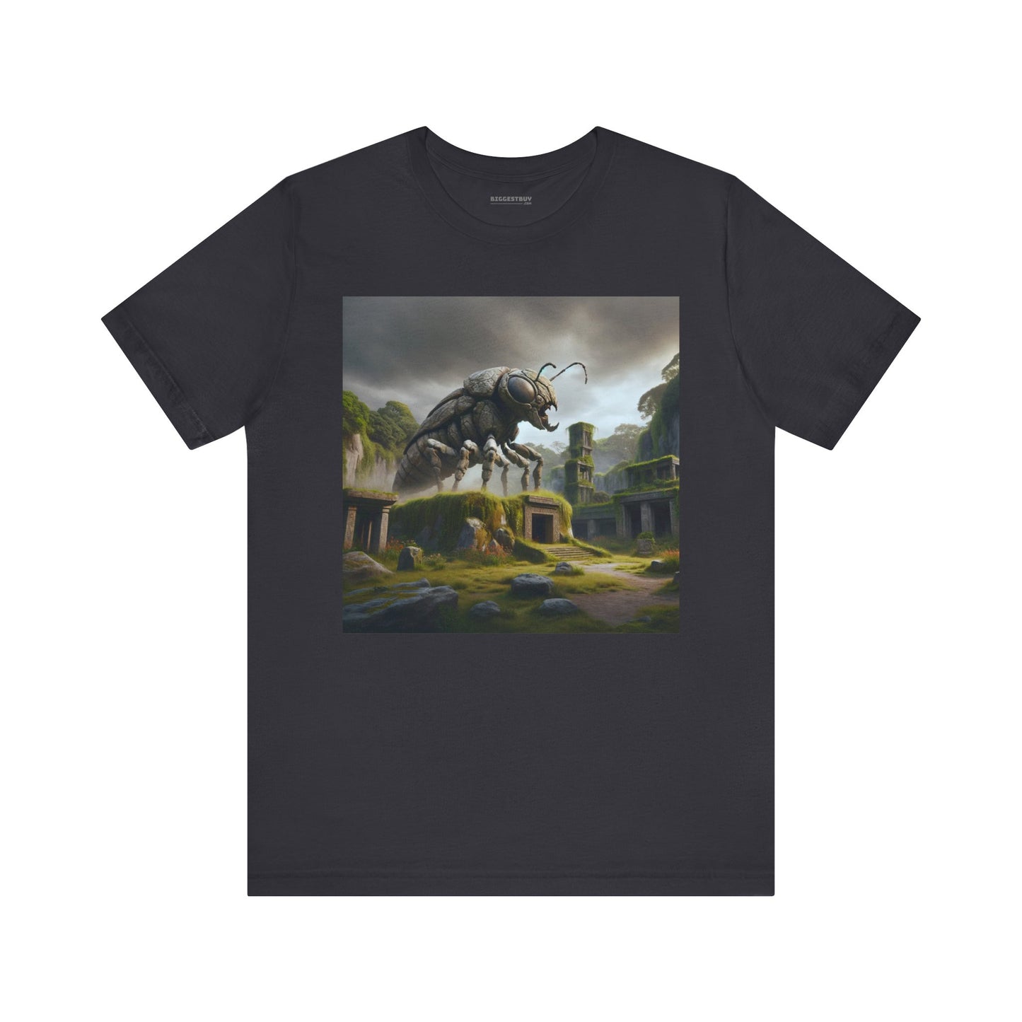 Tシャツ | ユニセックス | ジャージーTシャツ | 半袖 | 異形変異 | 巨大甲虫 | 緑