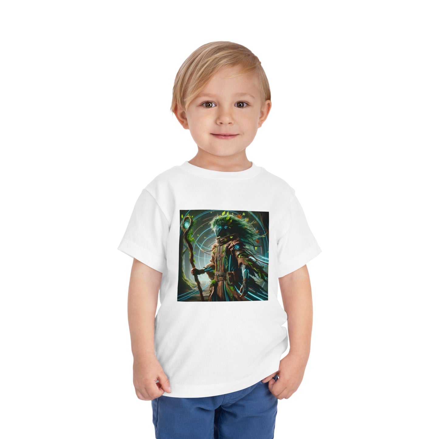 T-Shirt | Toddler Tee | Short Sleeve | Eco Fantasy | Forest Spirit Shaman