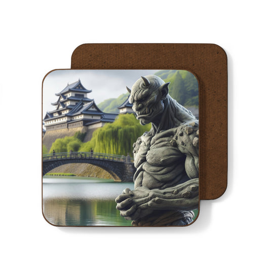 Coaster | Dense Fiberboard | Dark Fantasy | Yokai Lore | Oni