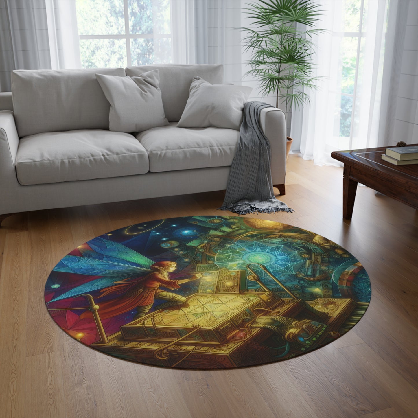 Teppe | Rund | Mystisk Sylfe | Kosmisk Magi | Fe