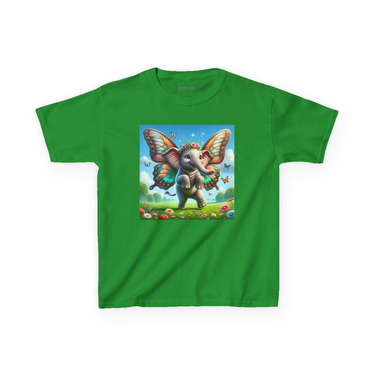 T-Shirt | Koszulka dziecięca | Ciężka bawełna | Baśniowa fauna | Airavata | Słonik