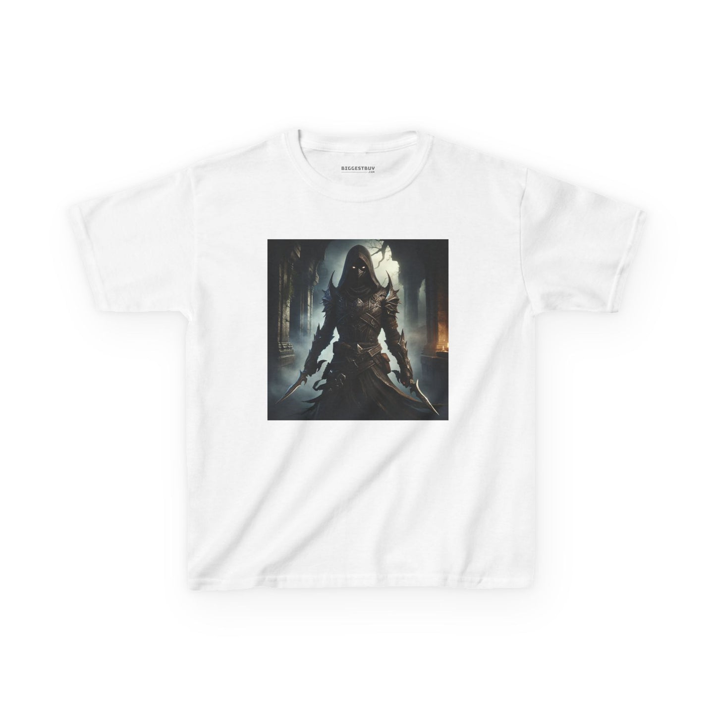 เสื้อยืด | เสื้อยืดเด็ก | ผ้าฝ้ายเนื้อหนา | จอมนักฆ่าเงามืด | นักล่าวิญญาณ