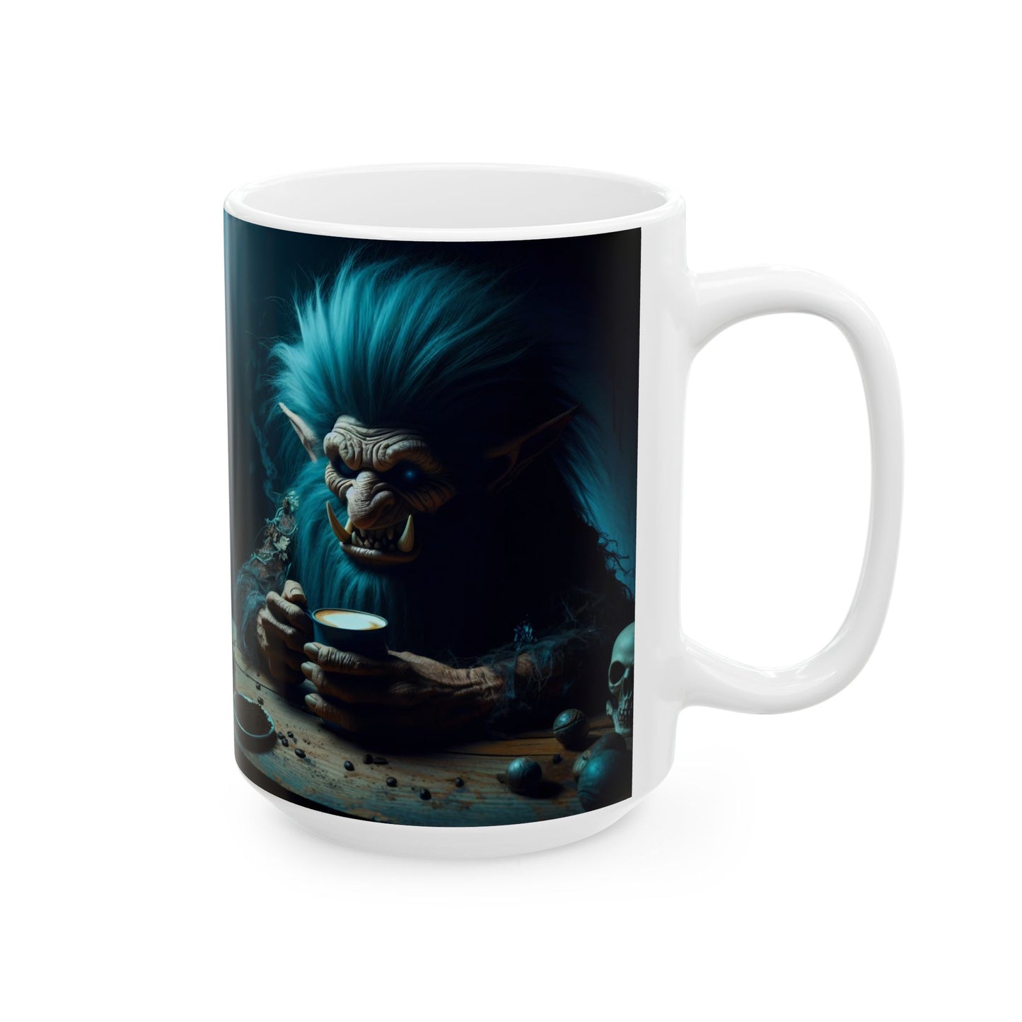 مگ | سیرامک | سفید | نورس افسانہ | فروسٹ ٹرول | کافی