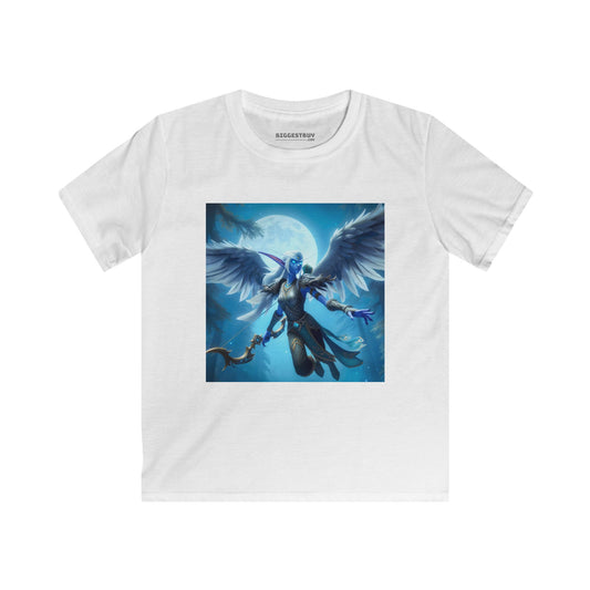เสื้อยืด | เสื้อยืดเด็ก | ทรงนิ่ม | เอลฟ์กลางคืนเทวดา | นักรบแห่งจันทรา