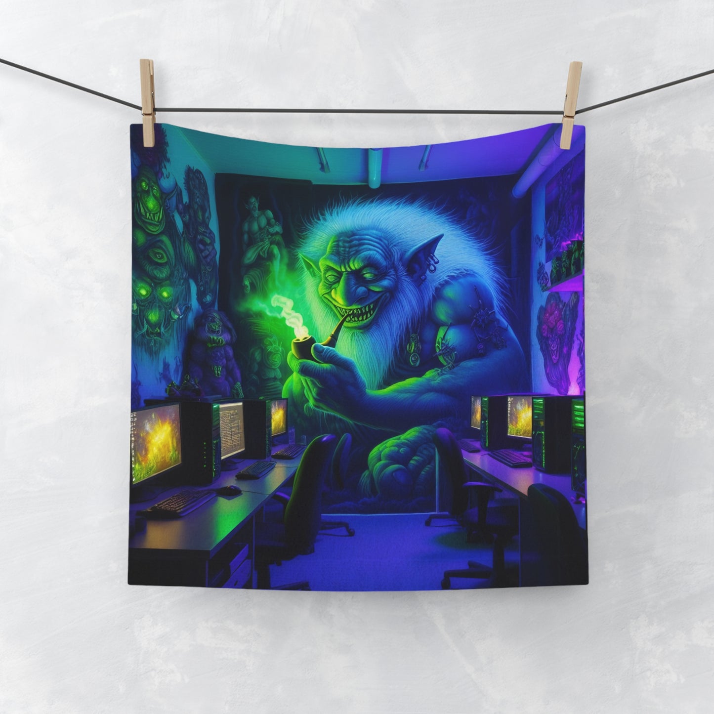 تولیہ | چہرے کا تولیہ | بوگارٹ فولکلور | گیمنگ روم آرٹ